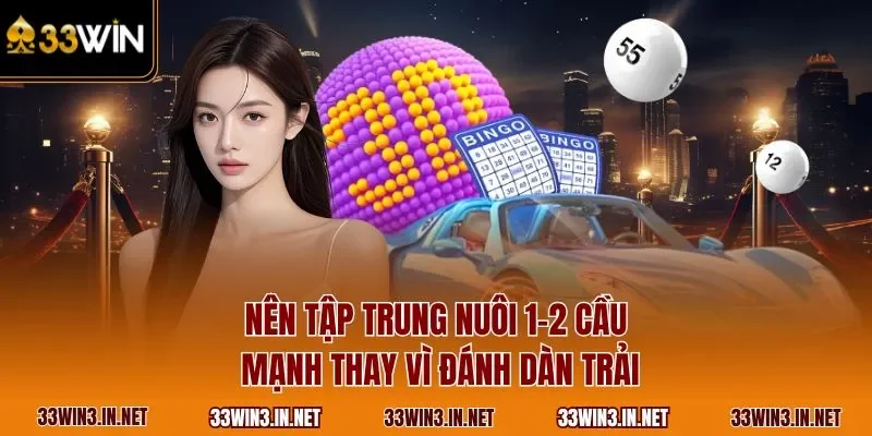 Nên tập trung nuôi 1-2 cầu mạnh thay vì đánh dàn trải
