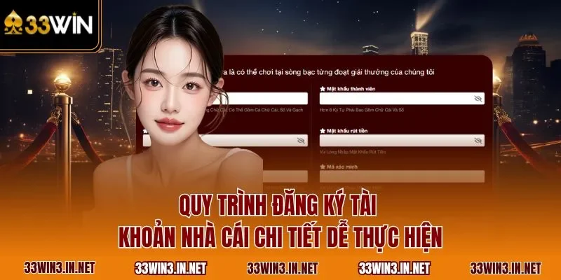 Quy trình đăng ký tài khoản nhà cái chi tiết dễ thực hiện