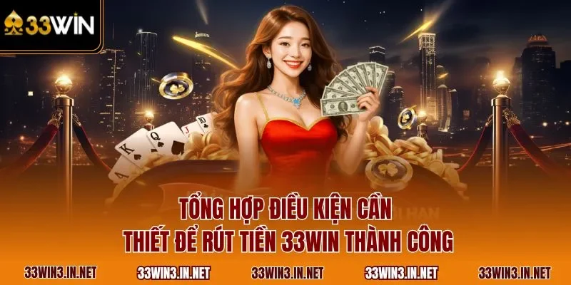 Tổng hợp điều kiện cần thiết để rút tiền 33WIN thành công